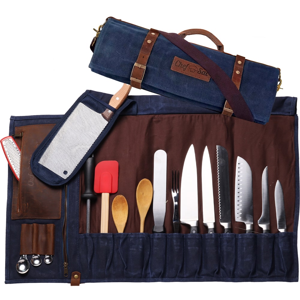 10 Slot Knife Roll Bag - Shop Our Knife Bags