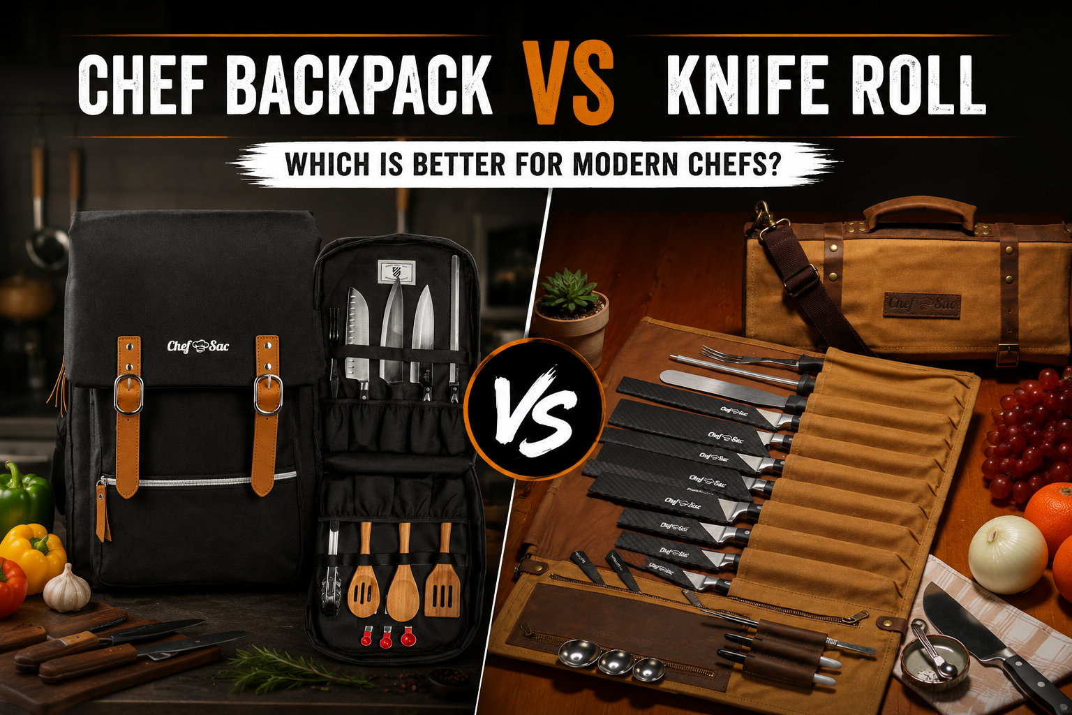 Chef Backpack vs Knife Roll: Which Is Better for Modern Chefs?