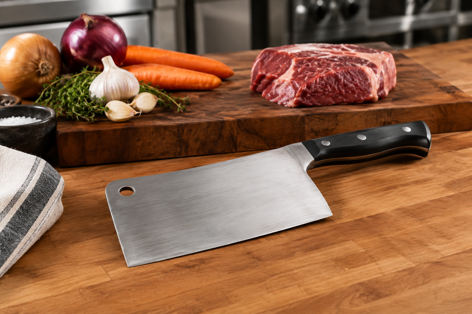The Benefits of a Meat Cleaver | Chef Sac