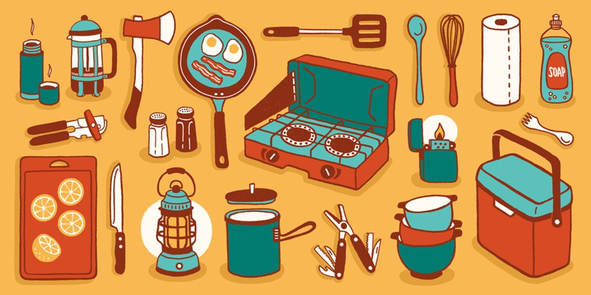 Kitchen Essentials For Camping | Chef Sac