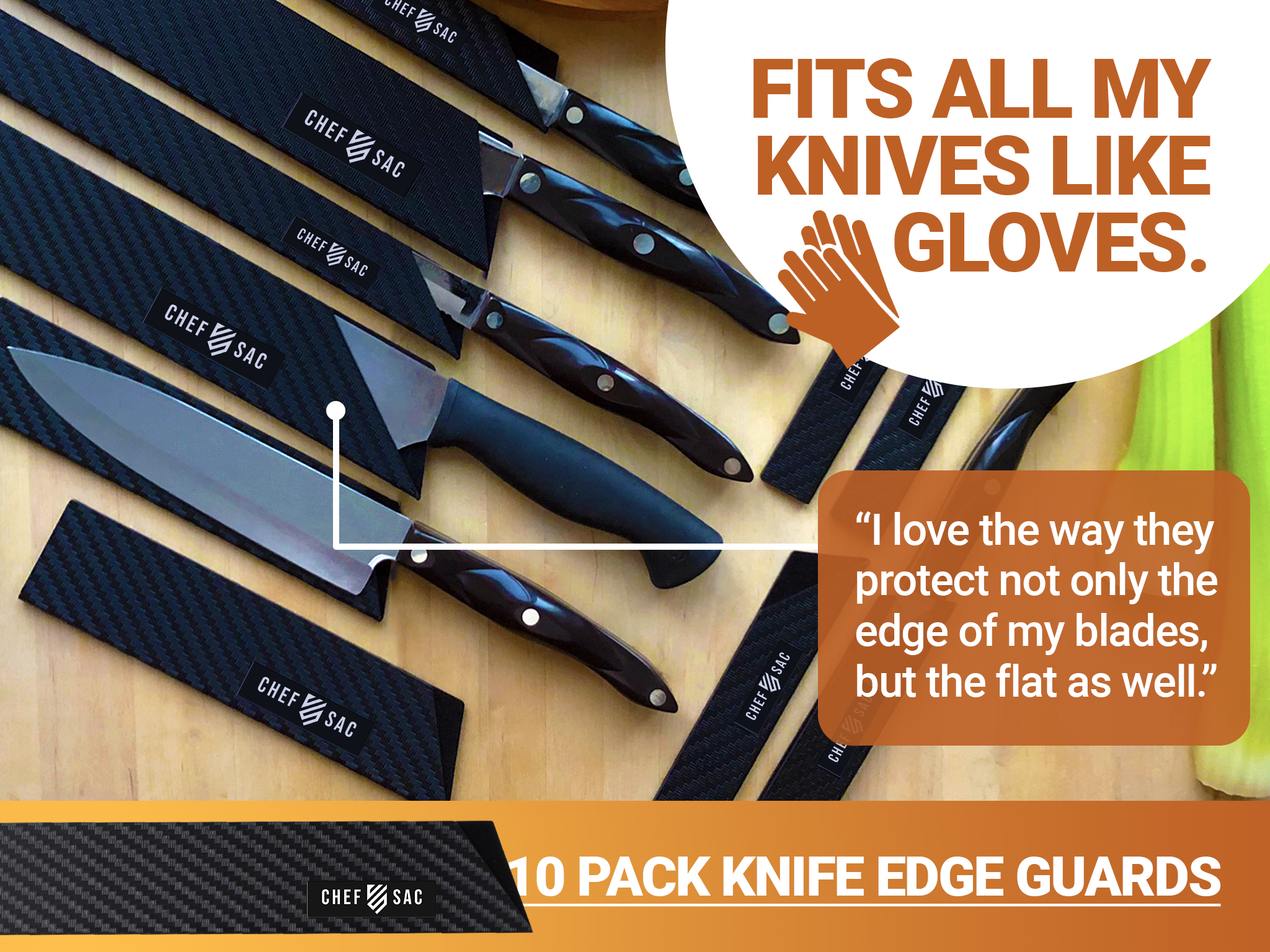 Knife Scabbard Black Plastic Knife Cover Kitchen Knife Sheath