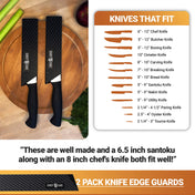 Knife Edge Guard 2-Piece Set (8.5" Blades)