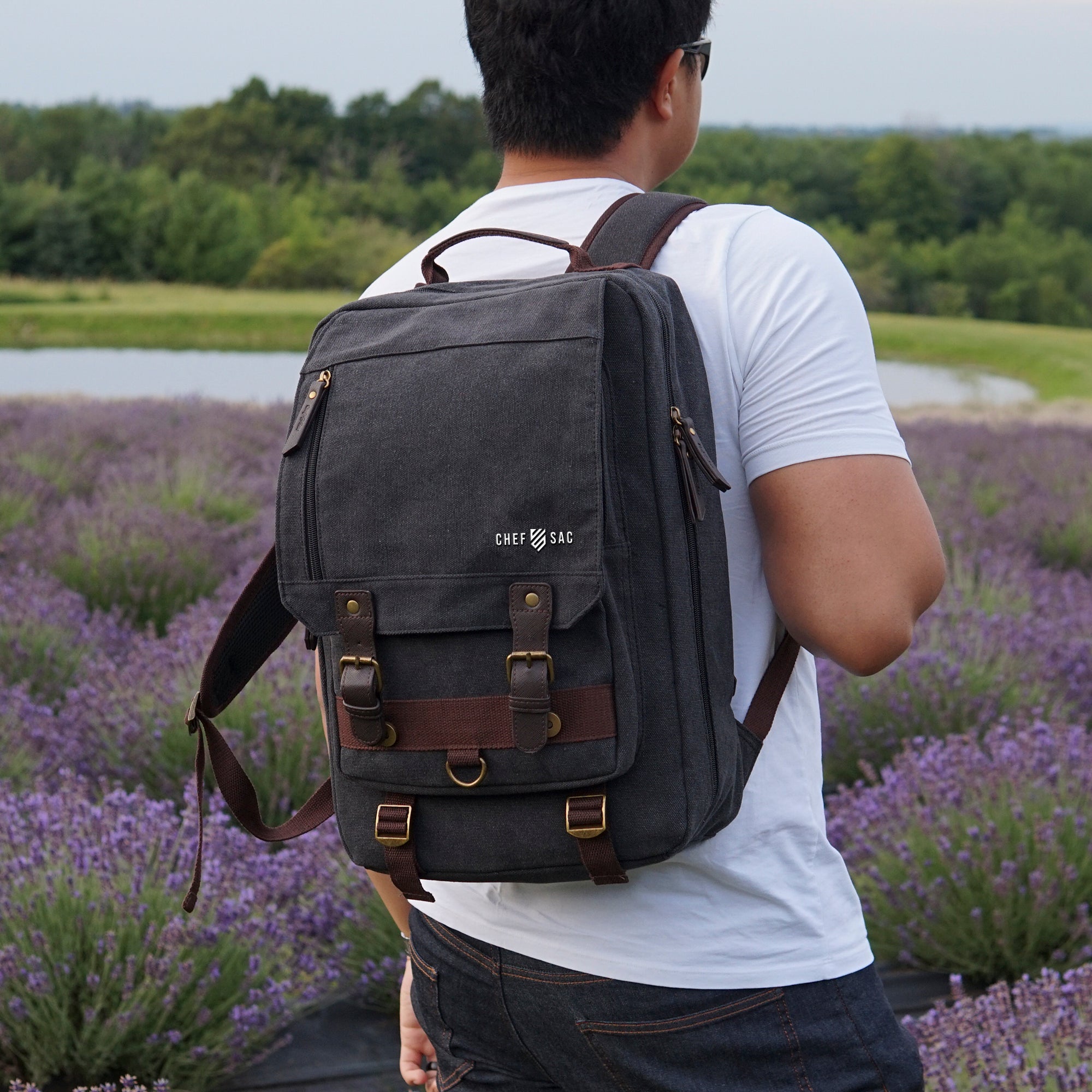 Retro Chef Knife Backpack