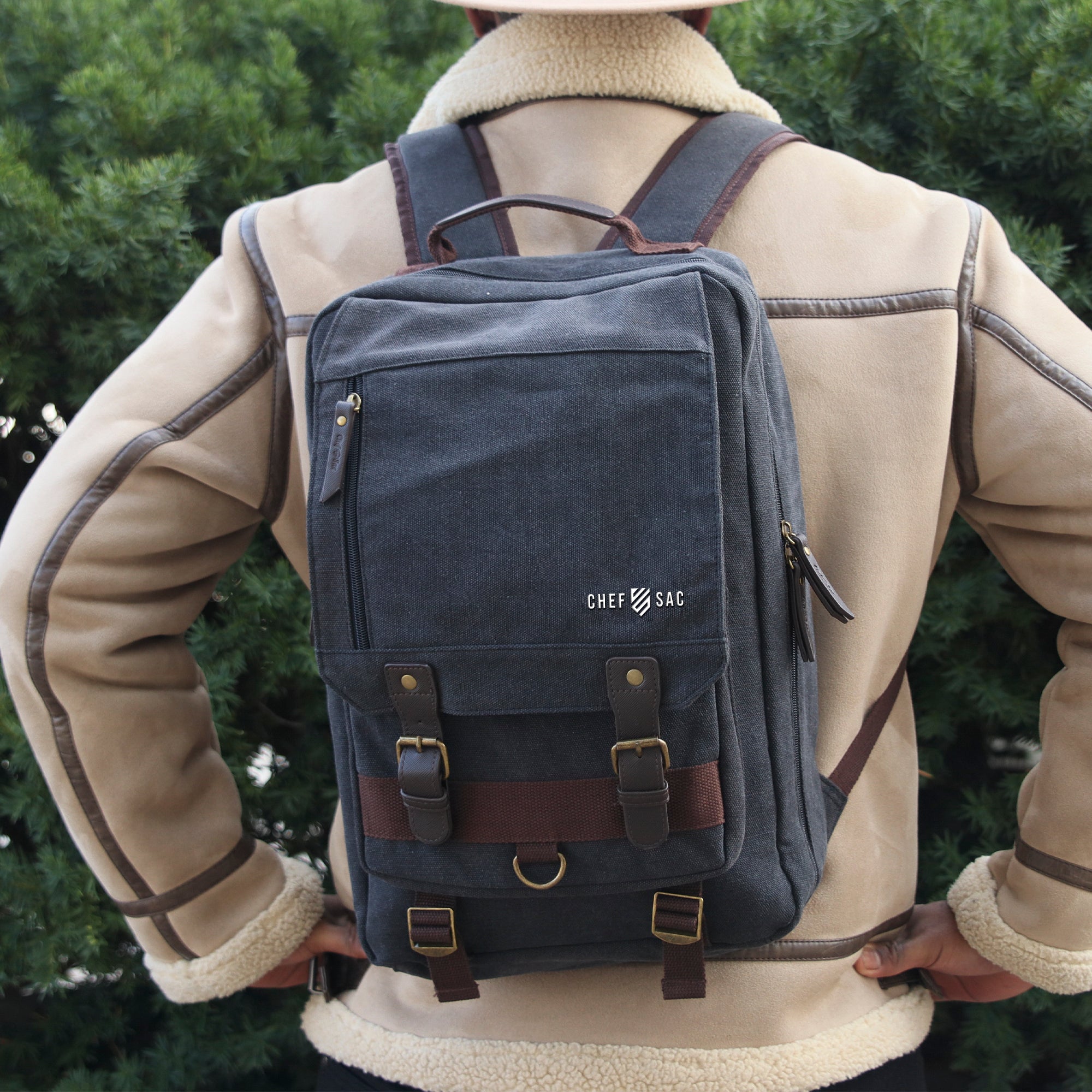 Retro Chef Knife Backpack