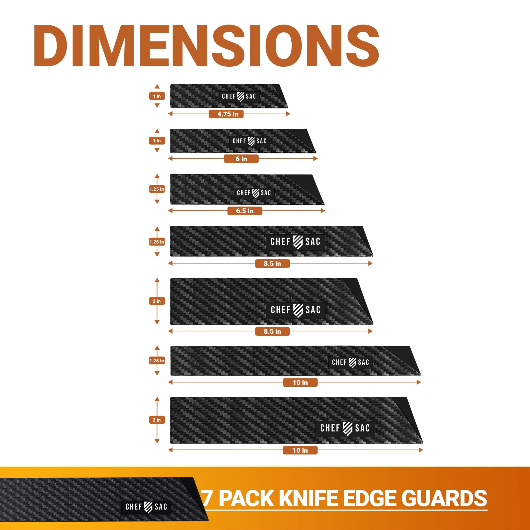 Knife Edge Guard 7-Piece Set