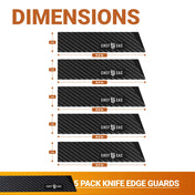 Knife Edge Guard 5-Piece Set (8.5" Blades)