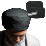 Breathable Cotton Chef Beanie - 2 Pack