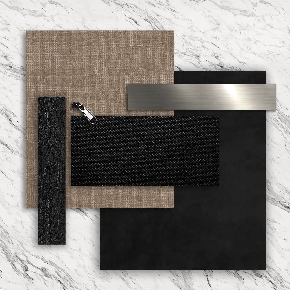 Material overlay for chef bag