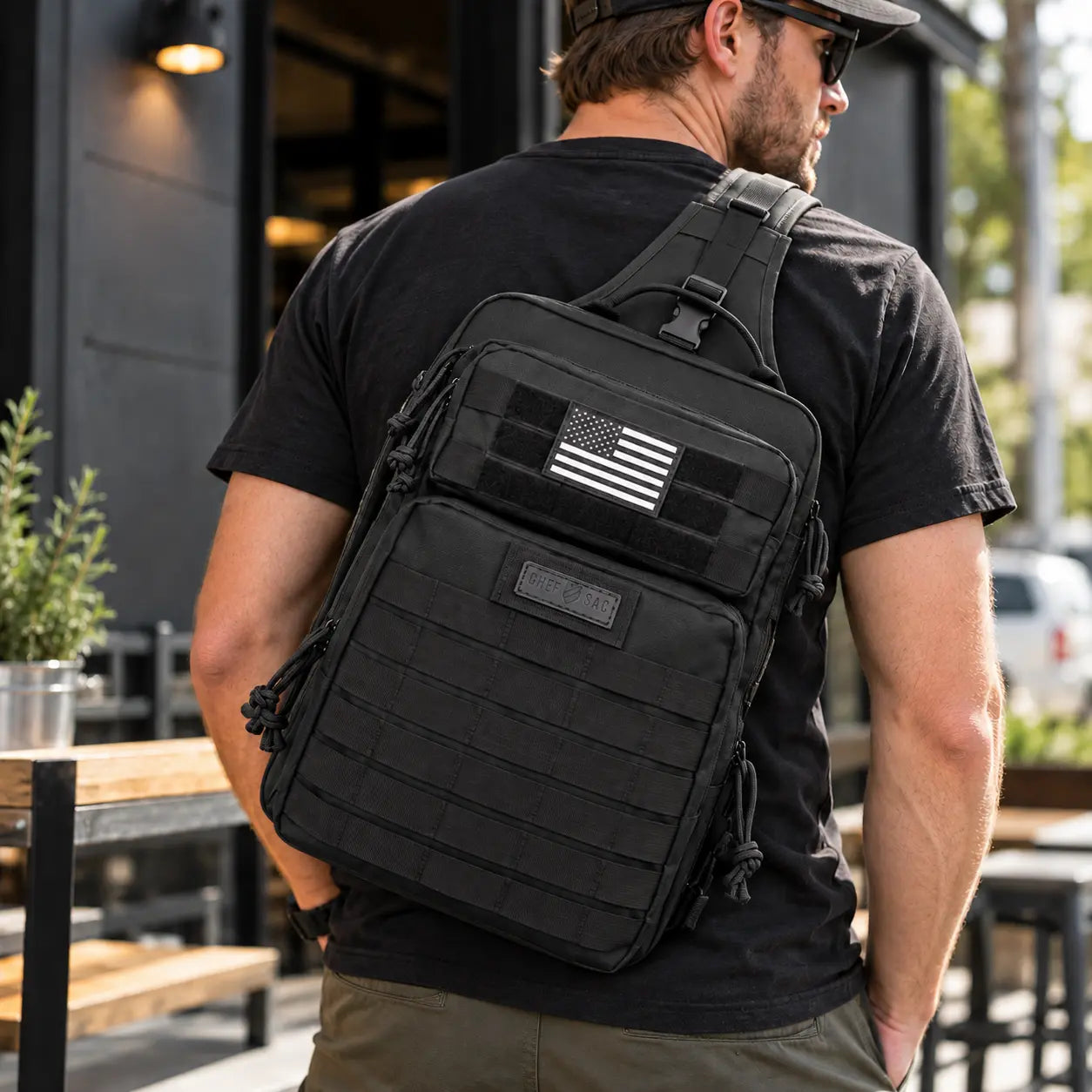 Tactical Chef Knife Sling Bag