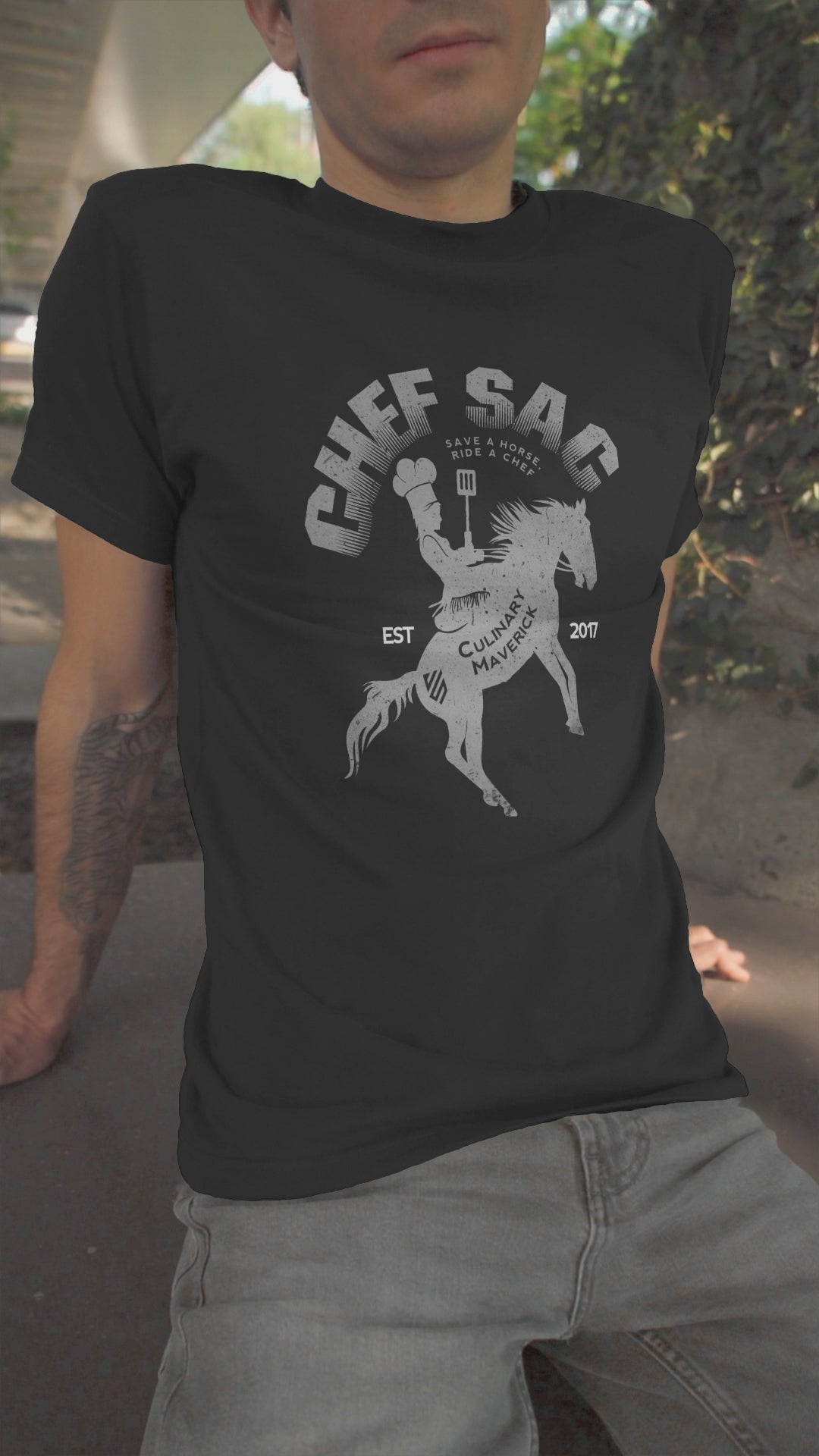 Save a Horse Ride a Chef T-Shirt
