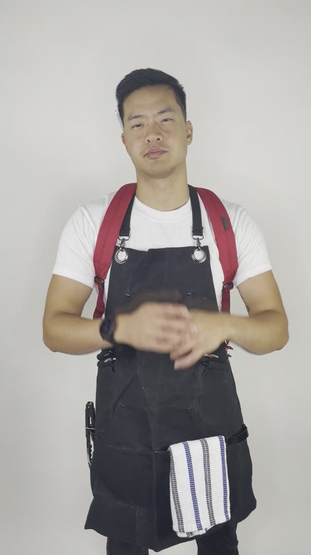 Artisanal Leather Chef Knife Backpack