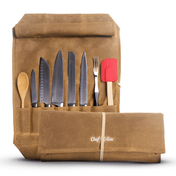 Waxed Canvas Basic Chef Knife Roll Bag