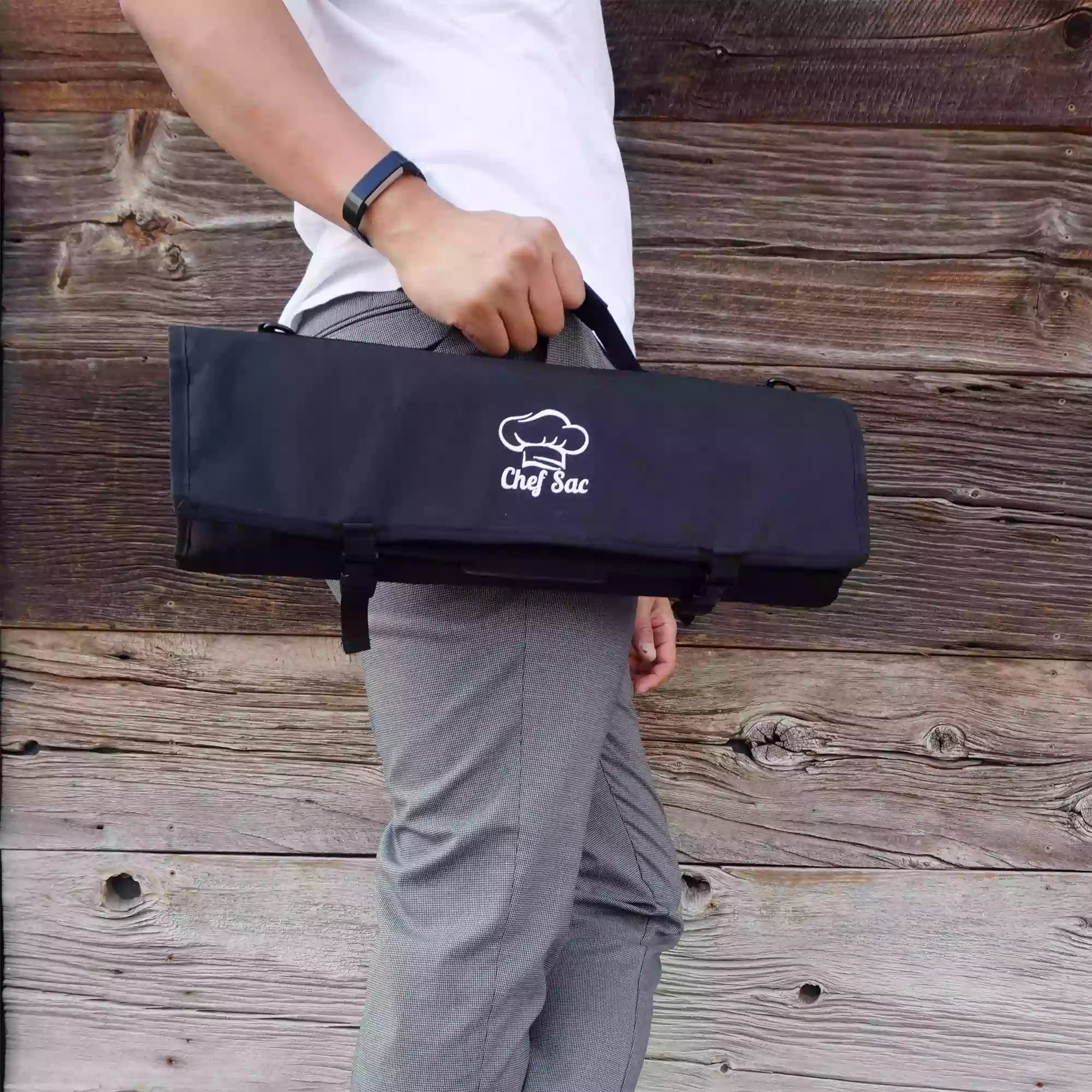 Pro Chef Plating Kit Storage Bag Case Leather Bag Chef Tools Kit Travel  Roll Bag