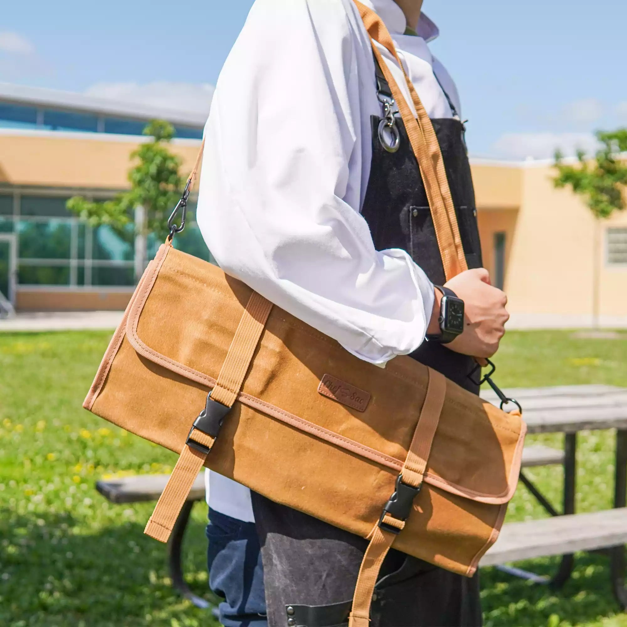 Waxed Canvas Messenger Bag