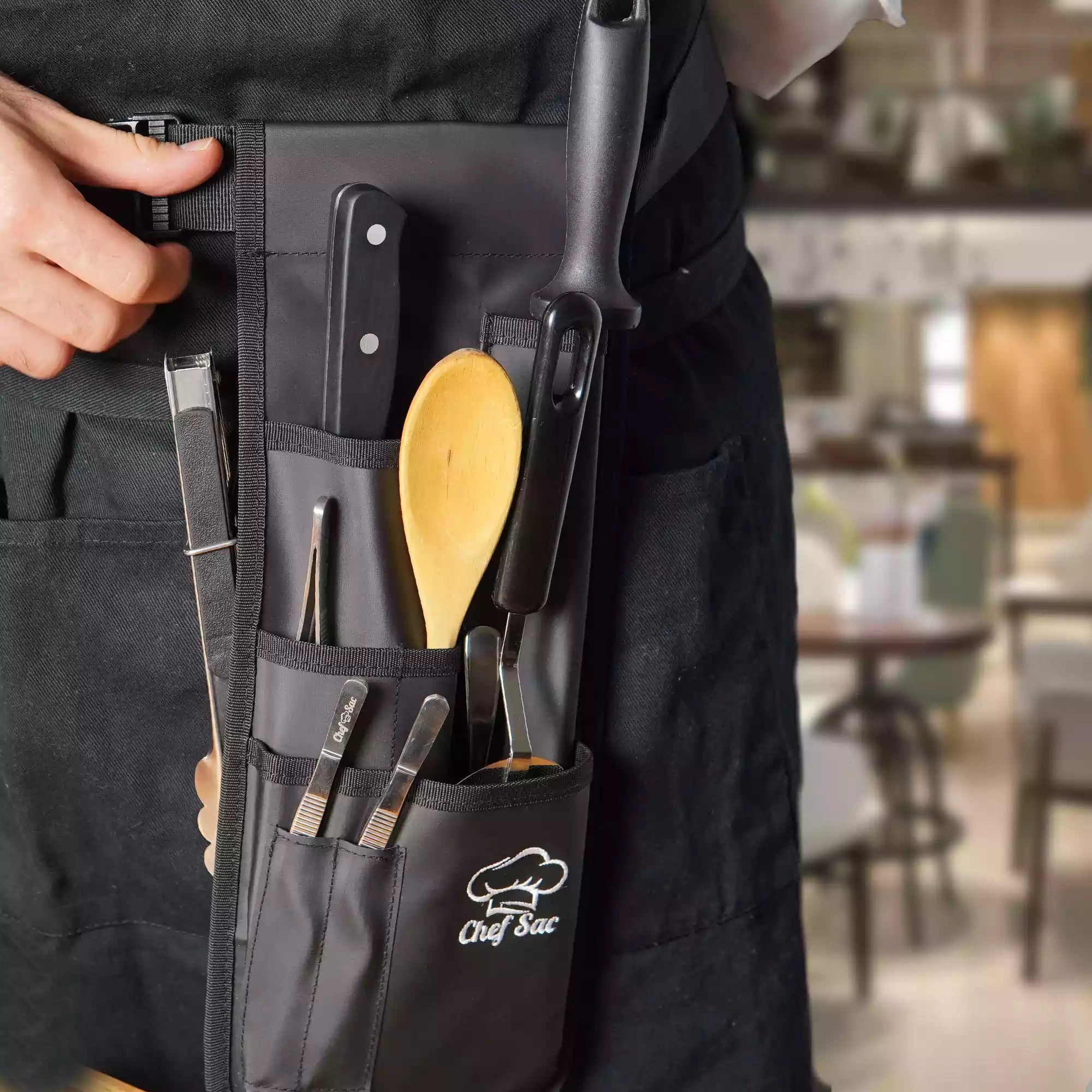 Leather Chef Knife Holster by Chef Sac Built for Culinary Mavericks