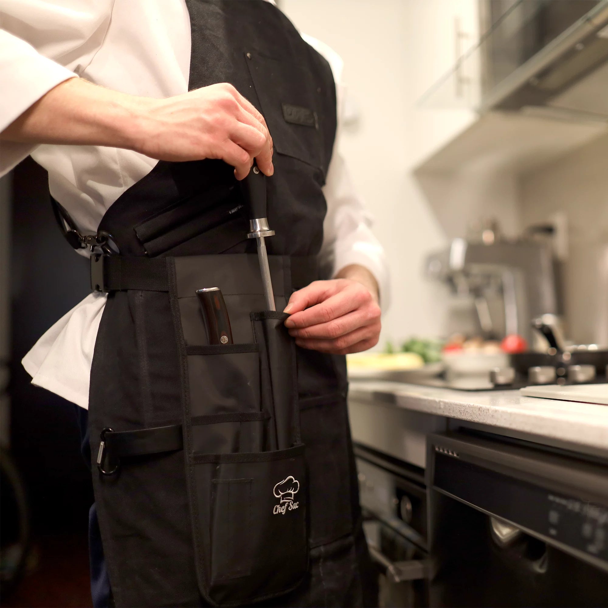  Chef Sac Knife Holster, Knife Scabbard, Chef Knife Belt  Holder, Chef Tools Belt Knife Holster, Professional Chef Knife Case